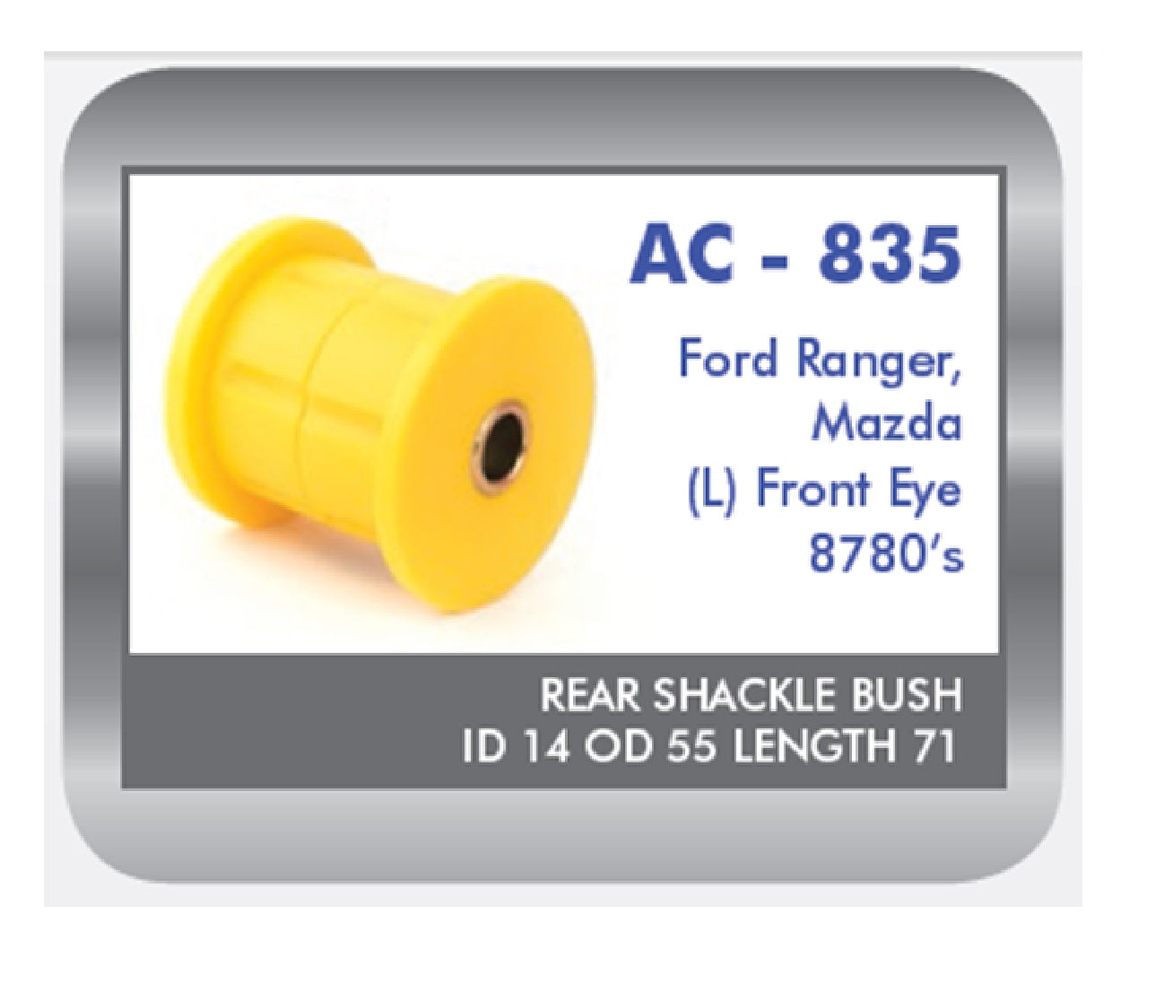 FORD/MAZ T6 2011- REAR SPRING