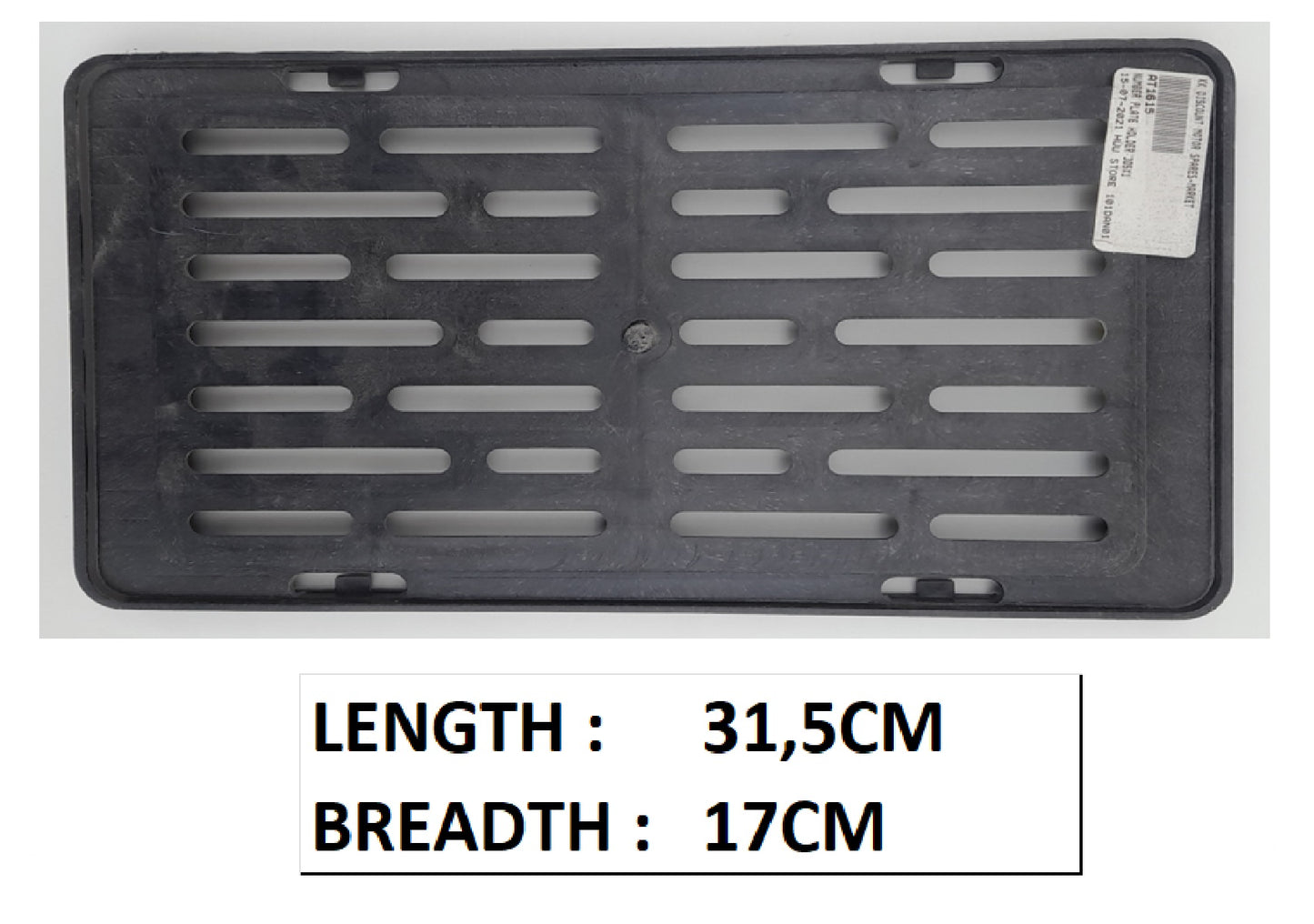 NUMBER PLATE HOLDER 305X165