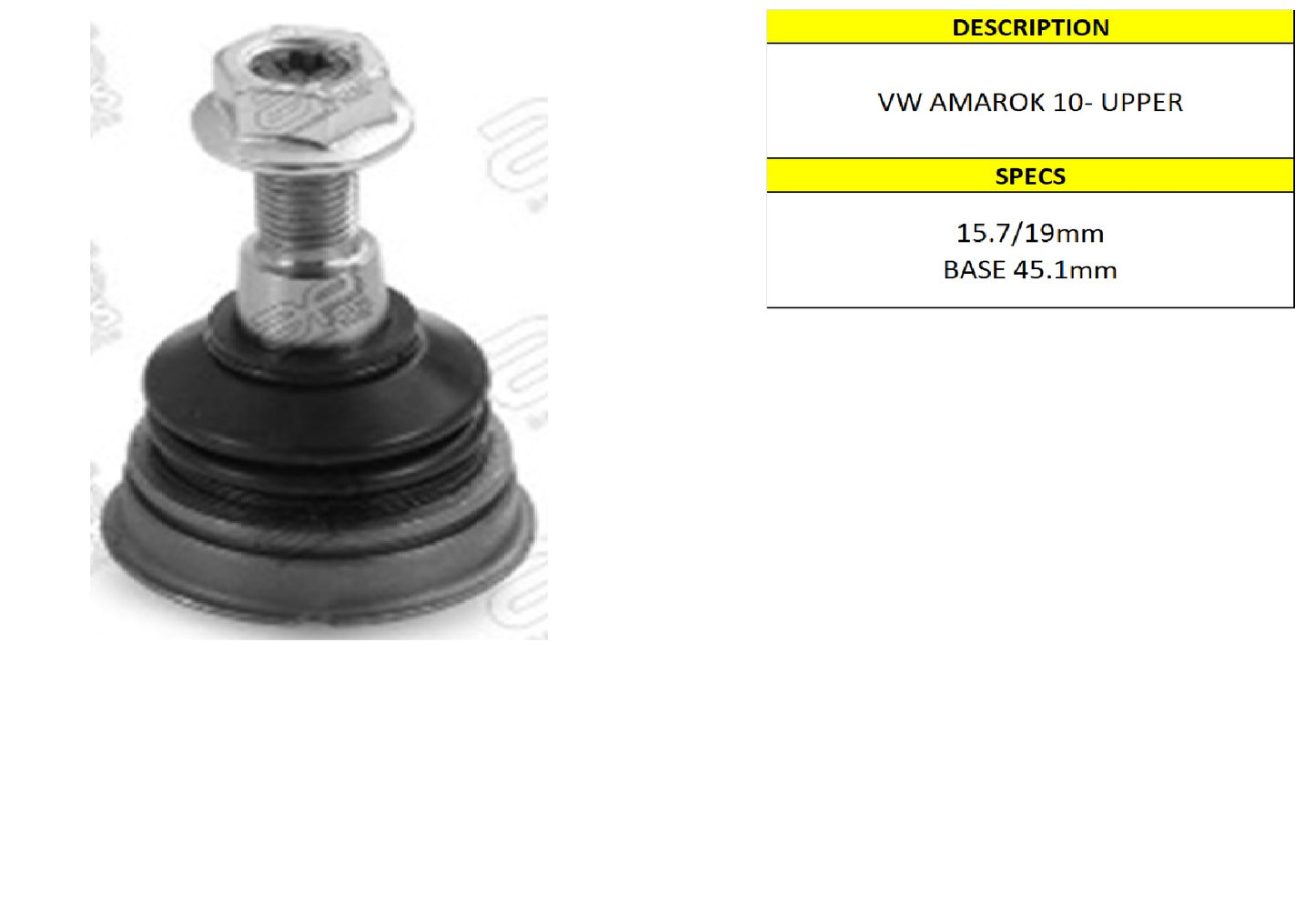 AMAROK 10- UPPER