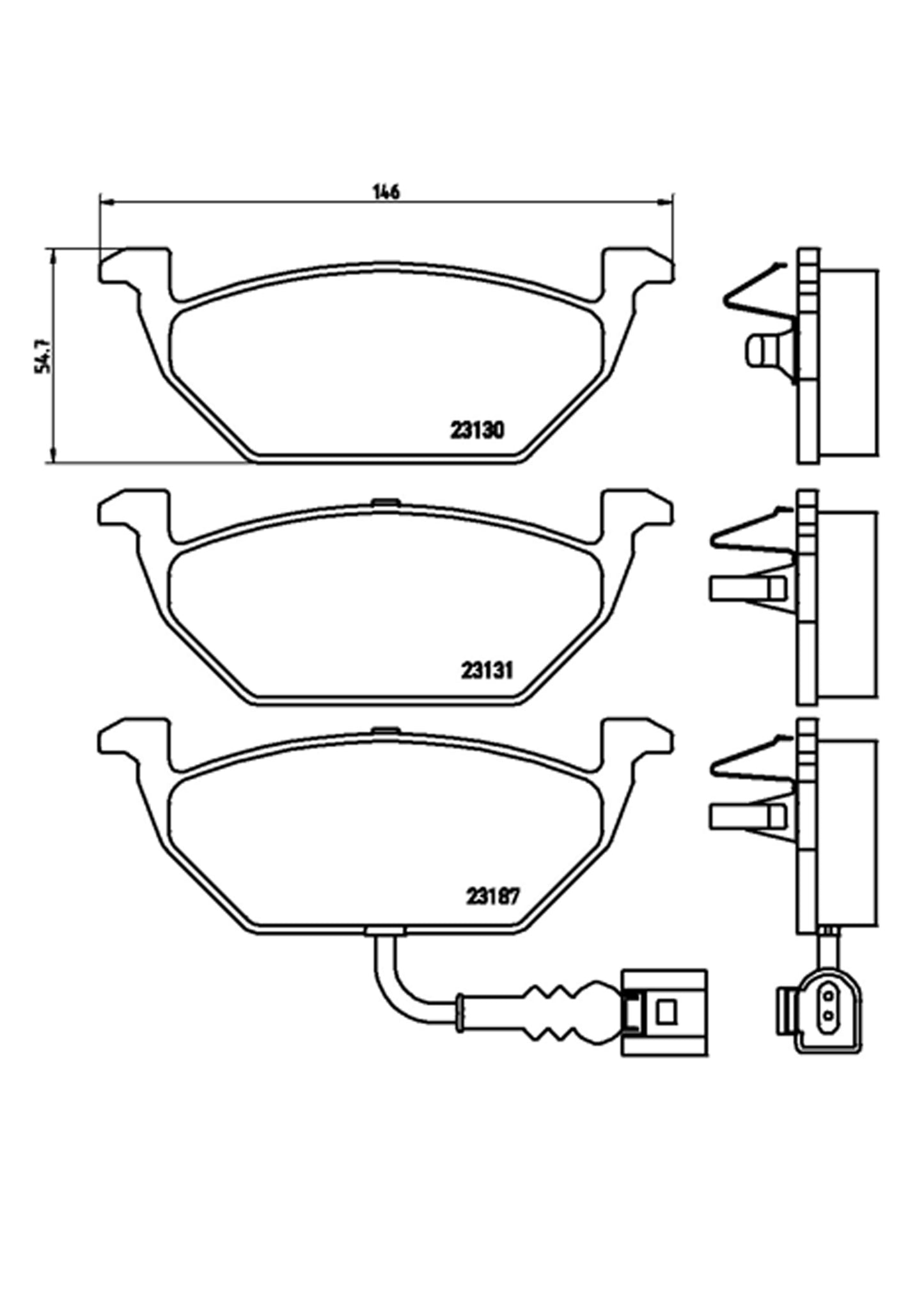 A3/GOLF/JETTA IV/V/POLO 03-/BE