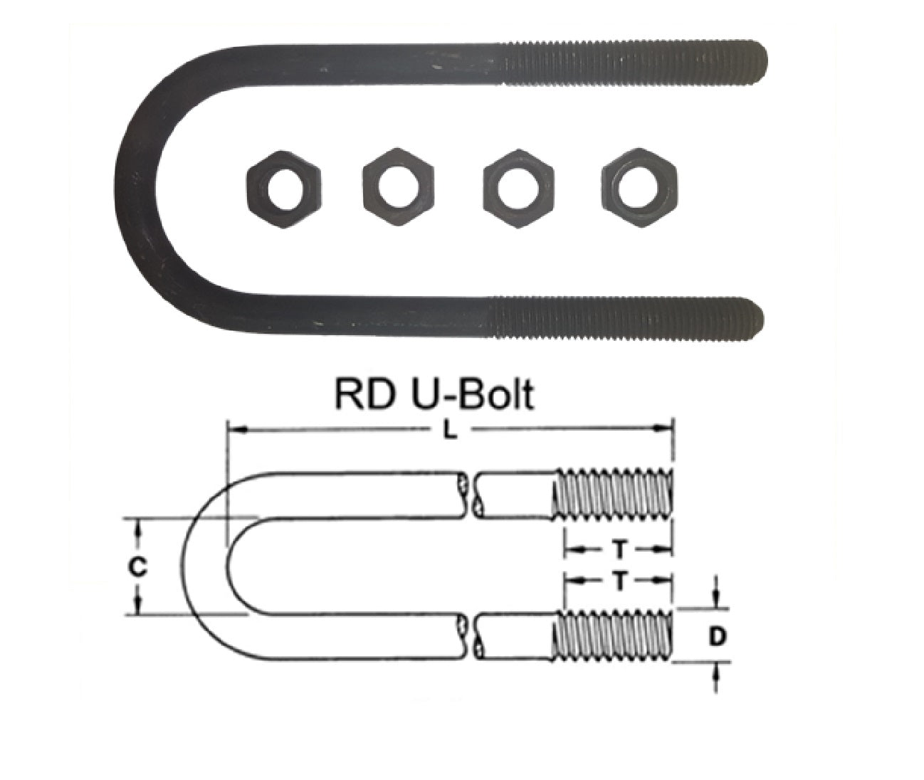HIACE LOCAL DIFF U BOLT