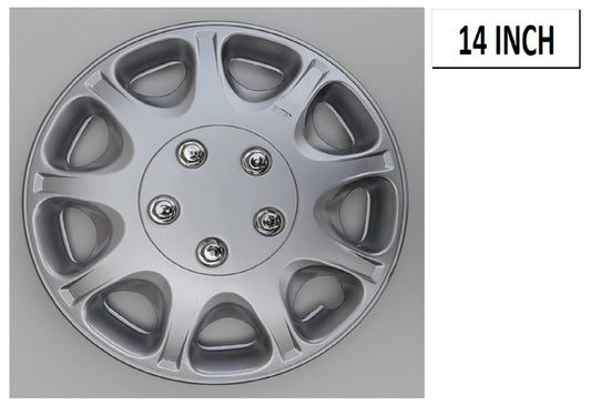 14 INCH SILVER WHEEL COVER