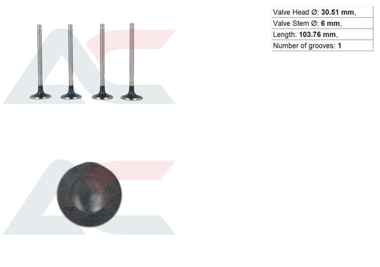 3RZ EXAUST VALVE 16V