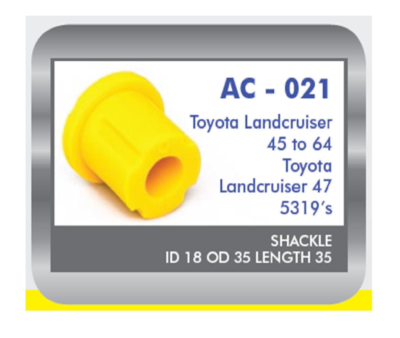 LANDCRUISER 45 TO 64 FRONT