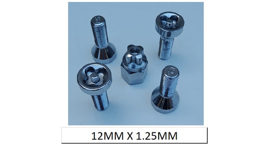LOCK STUD SET 12MM X 1.25MM