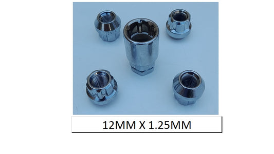 LOCK NUT STUD SET 12MMX1.50MM