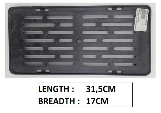 NUMBER PLATE HOLDER 305X165