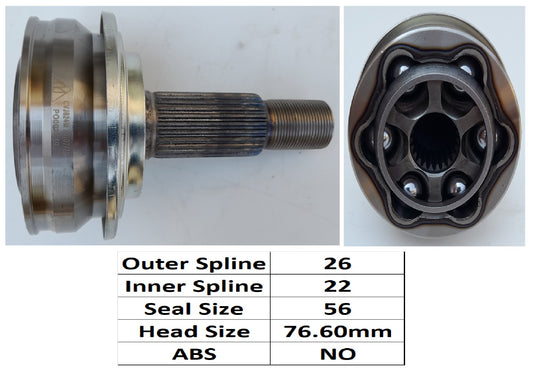 YARIS 1.0/1.3 2005- OUTTER
