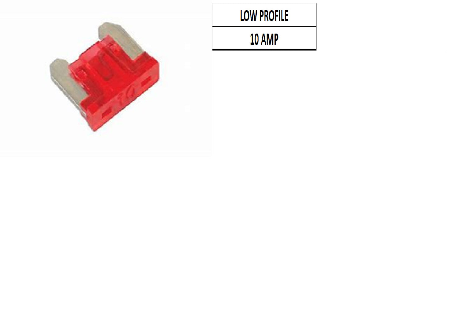 10A LOW PROFILE MINI BLADE 100