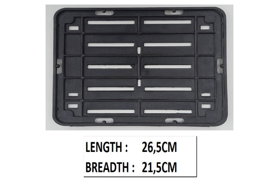 SQUARE NUM PLATE 250X250MM