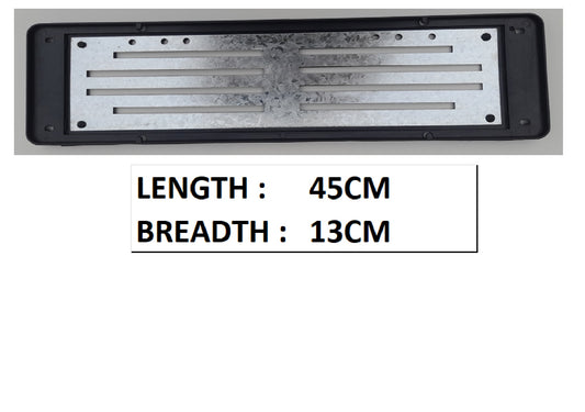 NUBMBER PLATE HOLDER W/METAL S