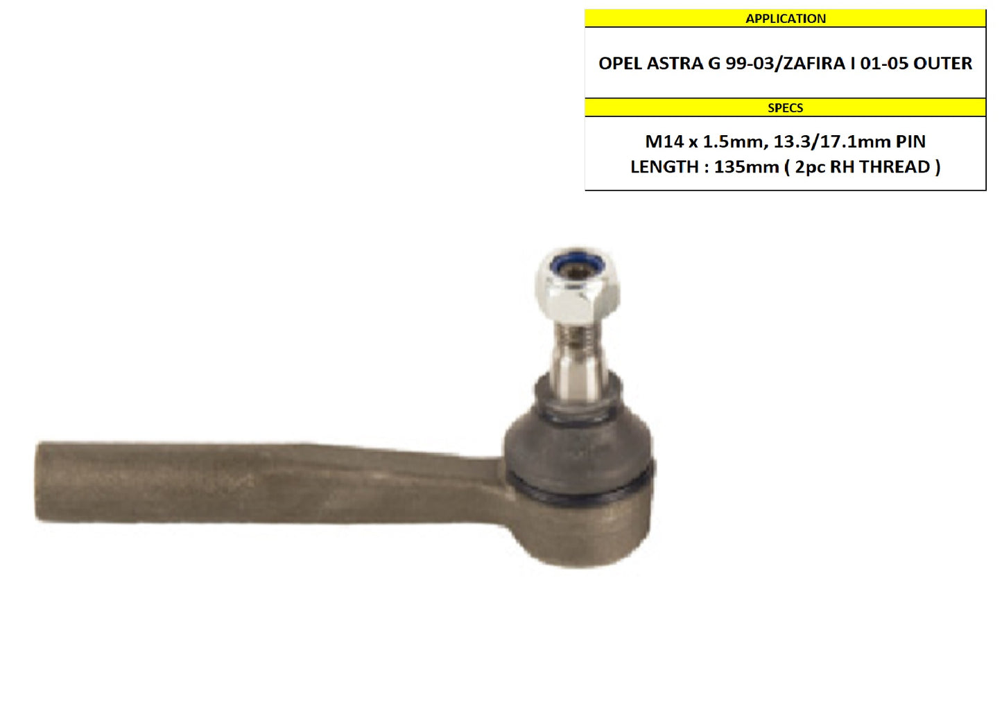 ASTRA G 99-03/ZAFIRA I 01-05 O