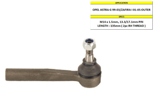 ASTRA G 99-03/ZAFIRA I 01-05 O
