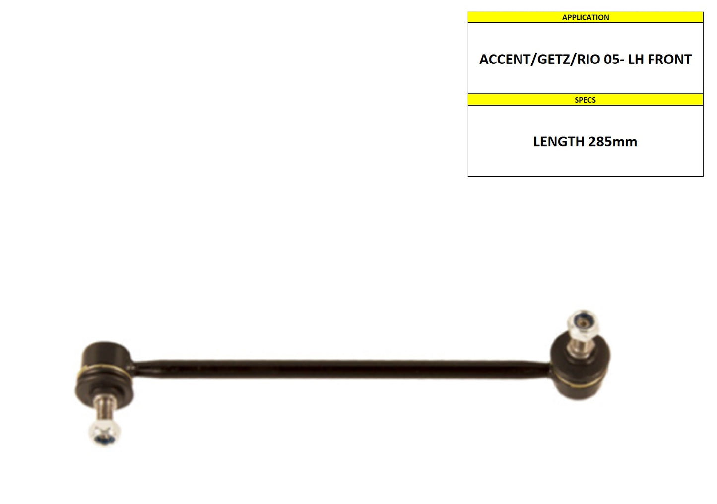 ACCENT/GETZ/RIO 05- LH FRONT