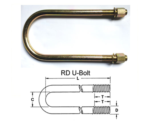 HIACE IMP DIFF U BOLT
