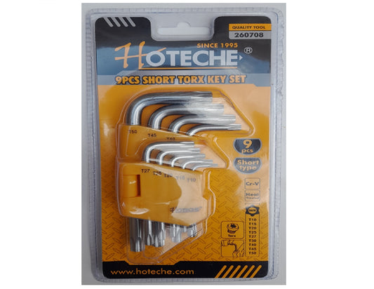 9 PCS OFFSET TORX KEY SET
