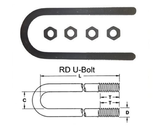 HIACE LOCAL DIFF U BOLT
